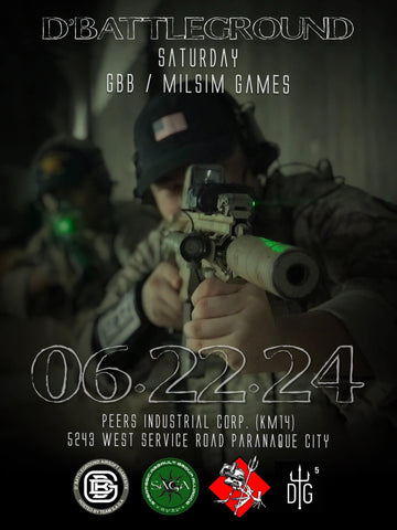 All GBBR game day event June 22 at KM14 D' Battlegrounds