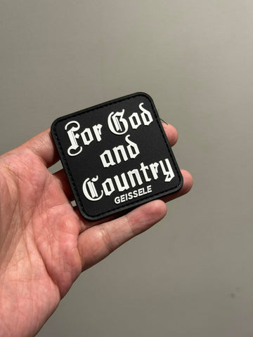 Tiger Gears Geissele Patch for God and Glory